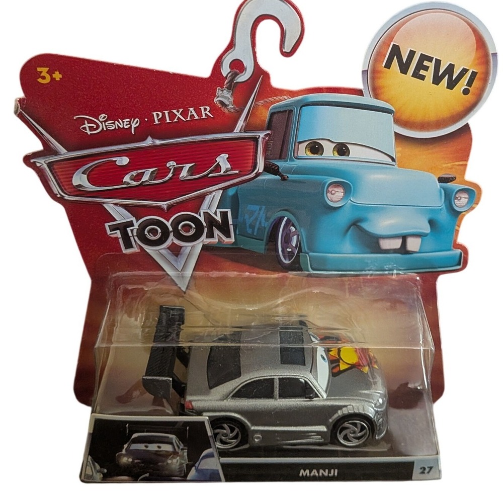 Disney Pixar Cars Toon Manji Tokyo Mater Silver‎ Drift Diecast Car 27 New